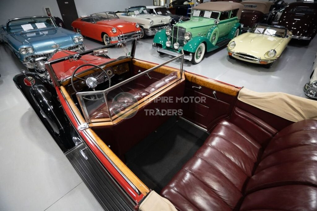 (SOLD) 1934 Packard  Eight Convertible Sedan