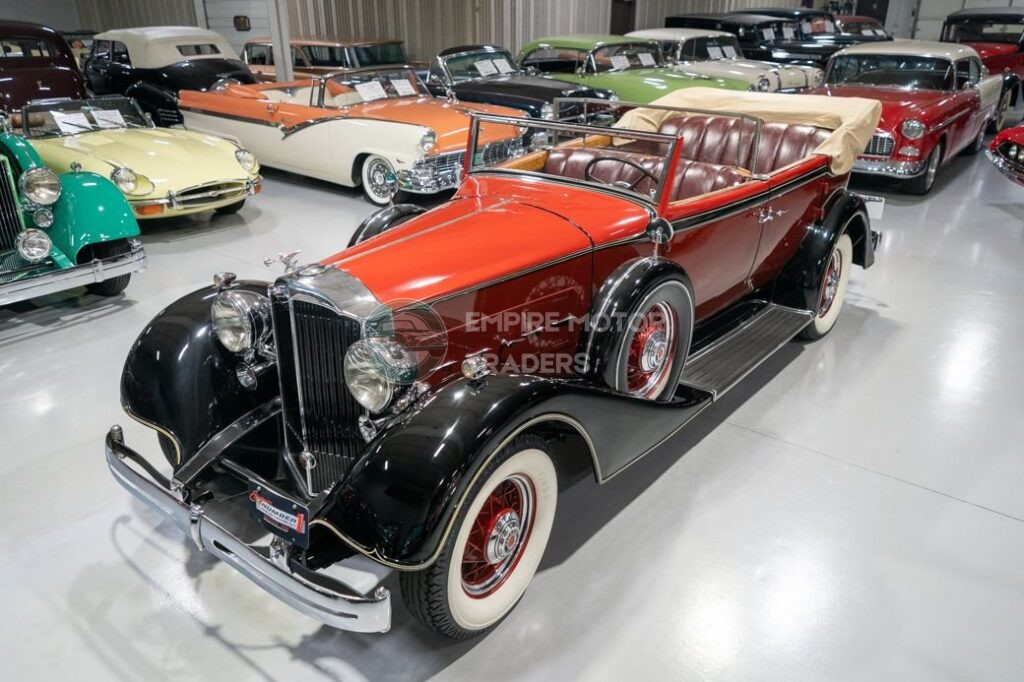 (SOLD) 1934 Packard  Eight Convertible Sedan