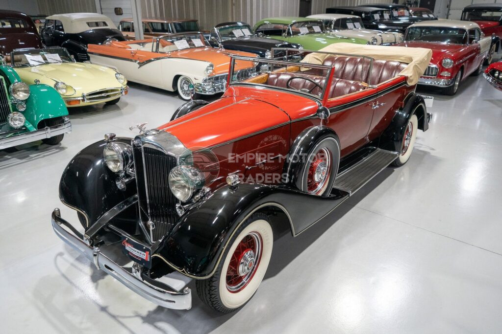 (SOLD) 1934 Packard  Eight Convertible Sedan