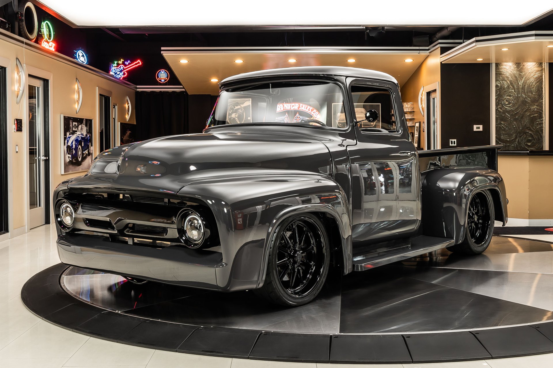 (SOLD) 1956 Ford  F100 Pickup Big Window Restomod